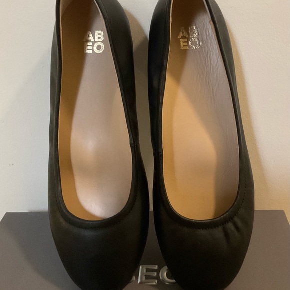 Abeo Promenade Black Flats - Metatarsal - Picture 3 of 5